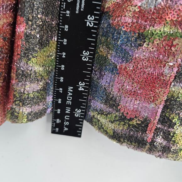 NEW Jessica Simpson Women's Sequin Multicolor Metallic Sheath Dress Size 8 - Picture 16 of 16